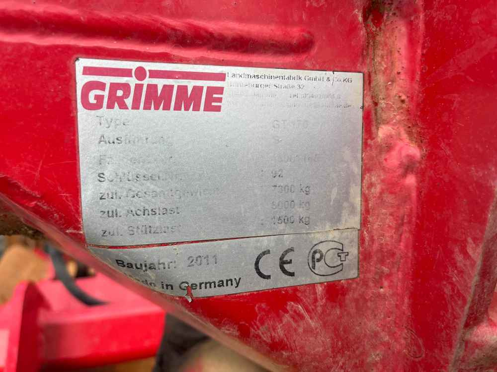 감자 수확기 Grimme GT 170 : 사진 8