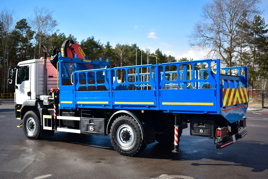 드롭사이드/ 플랫베드 트럭, 크레인 트럭 MAN 4x4 TGM 18.250 PALFINGER PK 27001 EURO 5 CRANE : 사진 8