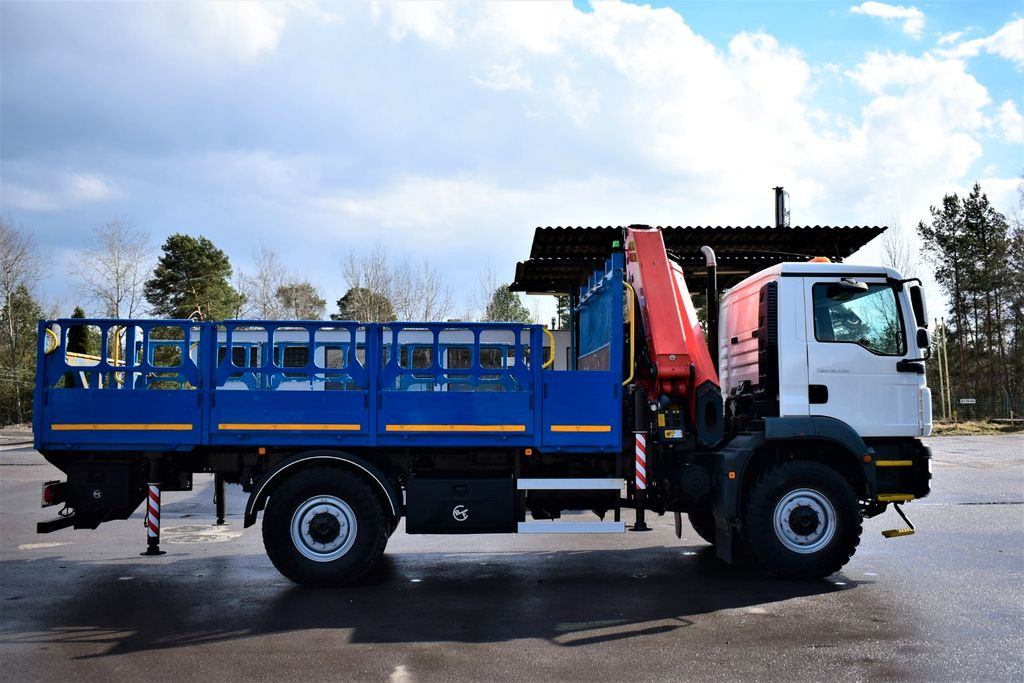 드롭사이드/ 플랫베드 트럭, 크레인 트럭 MAN 4x4 TGM 18.250 PALFINGER PK 27001 EURO 5 CRANE : 사진 7