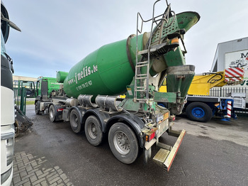 콘크리트 믹서 세미 트레일러 MOL CIFA 12m³ BETONMIXER / CONCRETE MIXER + BUITENMOTOR DEUTZ ENGINE 6 CYL - 3-AS BPW - GOEDE STAAT - BELGISCHE PAPIEREN : 사진 5