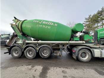 콘크리트 믹서 세미 트레일러 MOL CIFA 12m³ BETONMIXER / CONCRETE MIXER + BUITENMOTOR DEUTZ ENGINE 6 CYL - 3-AS BPW - GOEDE STAAT - BELGISCHE PAPIEREN : 사진 2