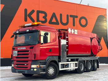 리스 Scania R 420 8x4*4 ADR Combi Interconsult + Pressure wash / Pratissoli 450L/min - 160 Bar Scania R 420 8x4*4 ADR Combi Interconsult + Pressure wash / Pratissoli 450L/min - 160 Bar : 사진 1