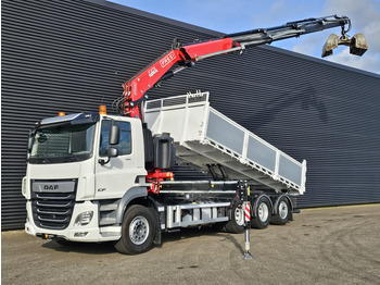 리스 DAF CF 530 8x4-4 / FASSI 27.5 t/m CRANE + TIPPER DAF CF 530 8x4-4 / FASSI 27.5 t/m CRANE + TIPPER : 사진 1