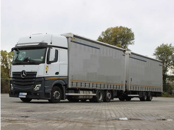 커튼사이더 트럭 MERCEDES-BENZ Actros 2542