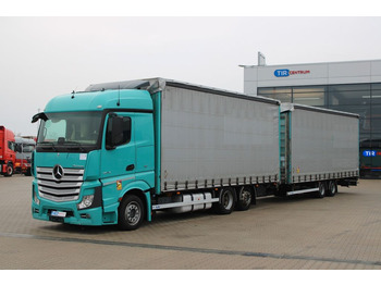 커튼사이더 트럭 MERCEDES-BENZ Actros 2542