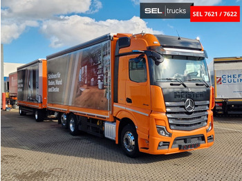 커튼사이더 트럭 Mercedes-Benz Actros 2548 / Retarder / Aluklappen / Euro 6E : 사진 3