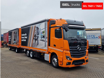 커튼사이더 트럭 Mercedes-Benz Actros 2548 / Retarder / Aluklappen / Euro 6E : 사진 3