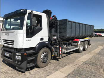 후크 리프트 트럭, 크레인 트럭 Iveco STRALIS, 260S43Y/TN, hákový nosič kontajnerov s hydraulickým žeriavom : 사진 5