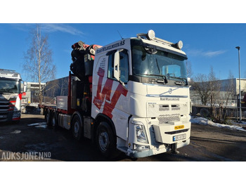 크레인 트럭 Volvo FH 540 Kranbil, PK 65002-SH F, Vinsj, jibb, 5x støttebein : 사진 4