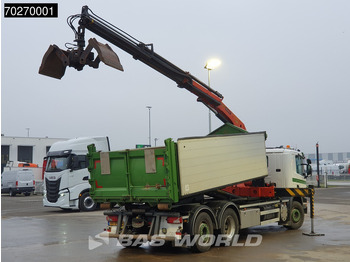 리스 Scania P320 6X2 Crane Palfinger PK15.500 Hook Lift+Steering Axle Euro 5 Scania P320 6X2 Crane Palfinger PK15.500 Hook Lift+Steering Axle Euro 5 : 사진 3