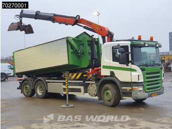 리스 Scania P320 6X2 Crane Palfinger PK15.500 Hook Lift+Steering Axle Euro 5 Scania P320 6X2 Crane Palfinger PK15.500 Hook Lift+Steering Axle Euro 5 : 사진 5