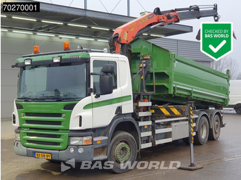 리스 Scania P320 6X2 Crane Palfinger PK15.500 Hook Lift+Steering Axle Euro 5 Scania P320 6X2 Crane Palfinger PK15.500 Hook Lift+Steering Axle Euro 5 : 사진 1