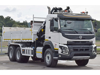 크레인 트럭, 덤프트럭 Volvo FMX 460 Kipper 5,40m *ATLAS 172.3E/FUNK *6x4 : 사진 3