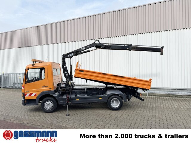 덤프트럭, 크레인 트럭 Mercedes-Benz Atego 815 K 4x2 mit Kran Hiab 055 B-1 CL : 사진 14