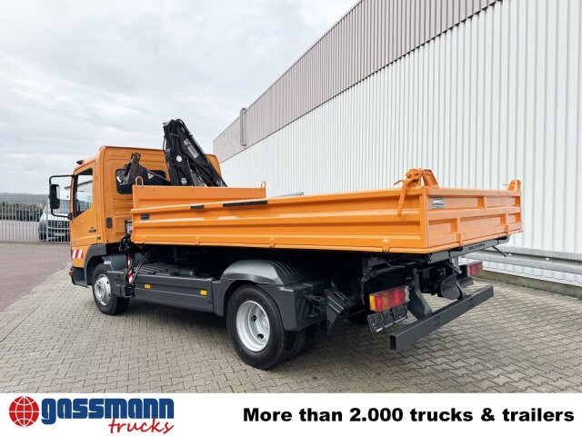 덤프트럭, 크레인 트럭 Mercedes-Benz Atego 815 K 4x2 mit Kran Hiab 055 B-1 CL : 사진 13