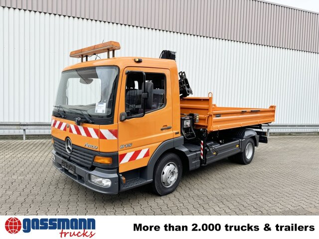 덤프트럭, 크레인 트럭 Mercedes-Benz Atego 815 K 4x2 mit Kran Hiab 055 B-1 CL : 사진 8