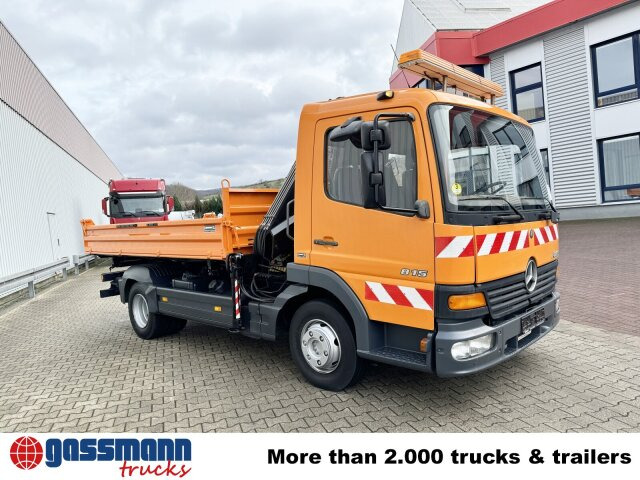 덤프트럭, 크레인 트럭 Mercedes-Benz Atego 815 K 4x2 mit Kran Hiab 055 B-1 CL : 사진 10