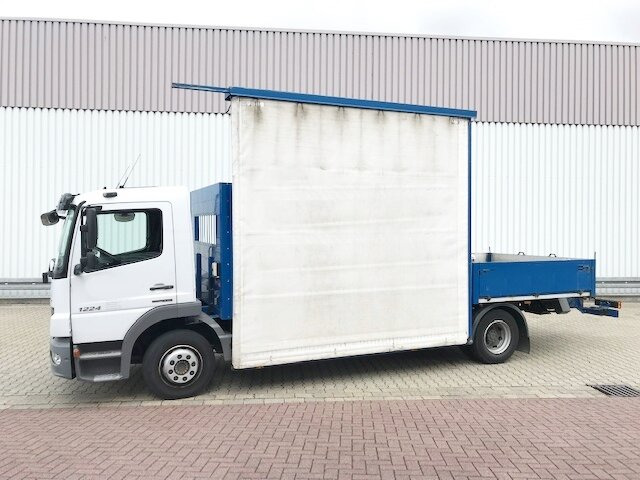 드롭사이드/ 플랫베드 트럭, 크레인 트럭 Mercedes-Benz Atego 1224 L 4x2 Atego 1224 L 4x2 Glastransporter, gegen Aufpreis Heckkran Fassi F95A21 : 사진 14