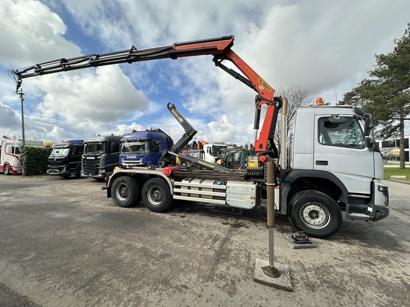 후크 리프트 트럭, 크레인 트럭 Volvo FMX 370 6x4 HOOKLIFT + CRANE PALFINGER PK18002-EH D (5x - 18m) - ROTATOR - RADIO - HUB REDUCTION - STEEL SPRING : 사진 7