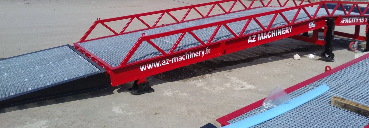 신규 로딩 램프 Loading Ramp with with hydraulic tilting bridge -  AZ RAMP - STAR- 15T-ZR. 15 ton : 사진 13