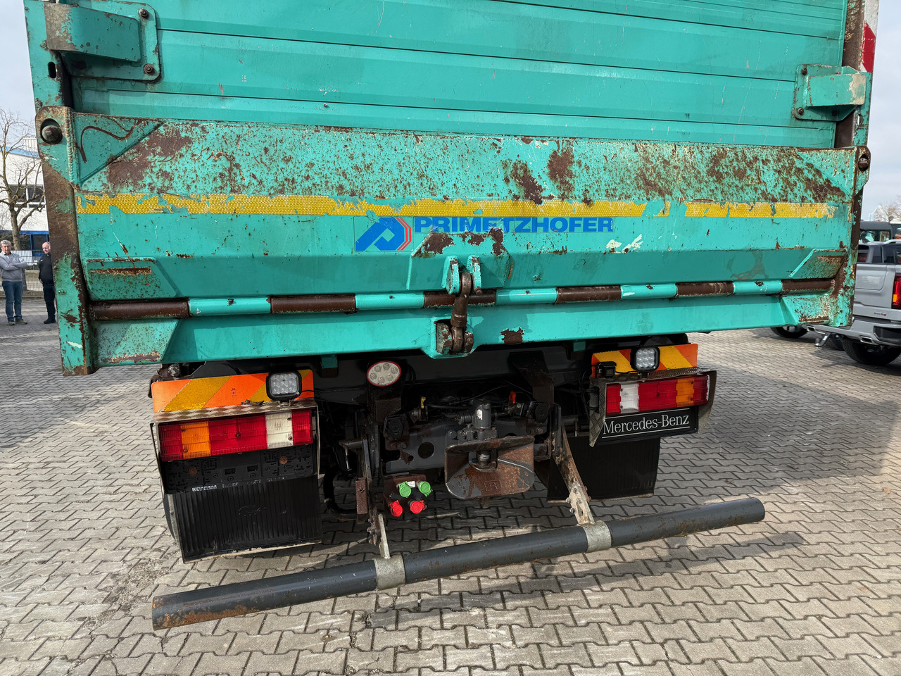 덤프트럭, 크레인 트럭 Mercedes-Benz 2548 Actros Kipper Kran Bordmatic Greifersteuerung : 사진 9