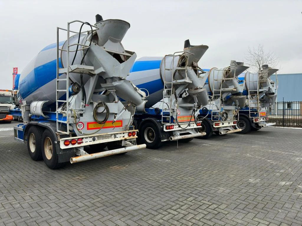 세미 트레일러 DE BUF 2-ASSIGE 10M3 CONCRETE MIXER/MISCHER/MIXE : 사진 18