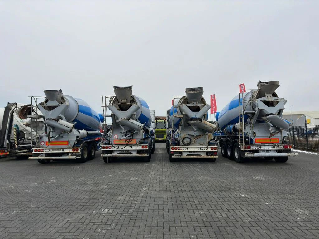 세미 트레일러 DE BUF 2-ASSIGE 10M3 CONCRETE MIXER/MISCHER/MIXE : 사진 19