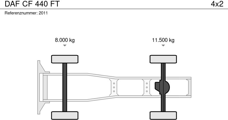트랙터 유닛 DAF CF 440 FT : 사진 20
