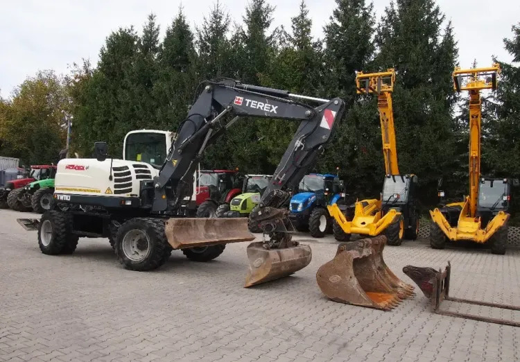 휠 굴삭기 Koparka kołowa Terex TW110 2012 : 사진 7