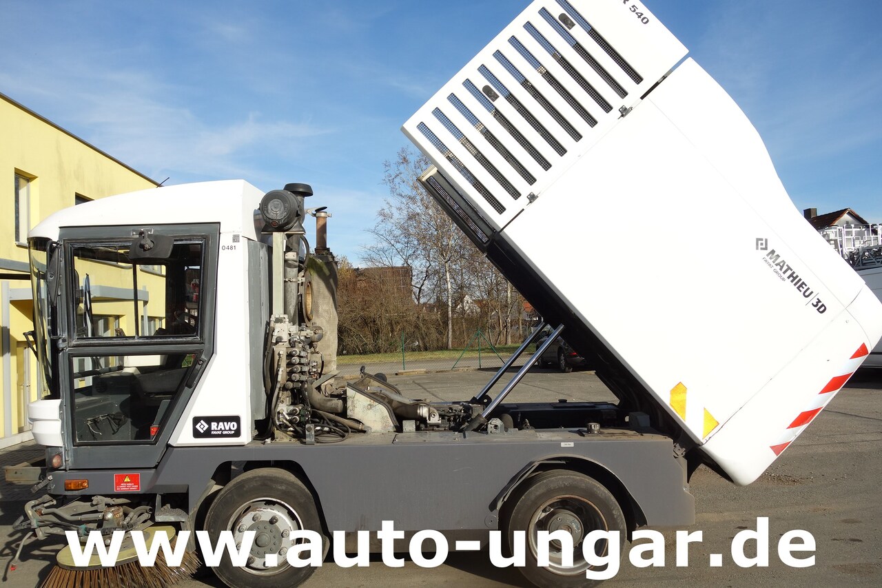 거리 청소 차량 Ravo CR 540 Bj. 2013 Kehrmschine Straßenkehrer Streetsweeper Kommunalfahrzeug : 사진 17