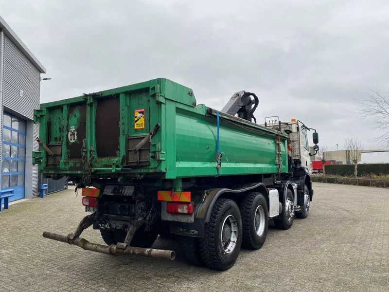 크레인 트럭 DAF CF410 / 8X4 / BIG AXLE / FULL-STEEL /2 SIDE TIPPER/ ONLY:363247 KM / AUTOMATIC / EURO-6 / 2014 : 사진 6