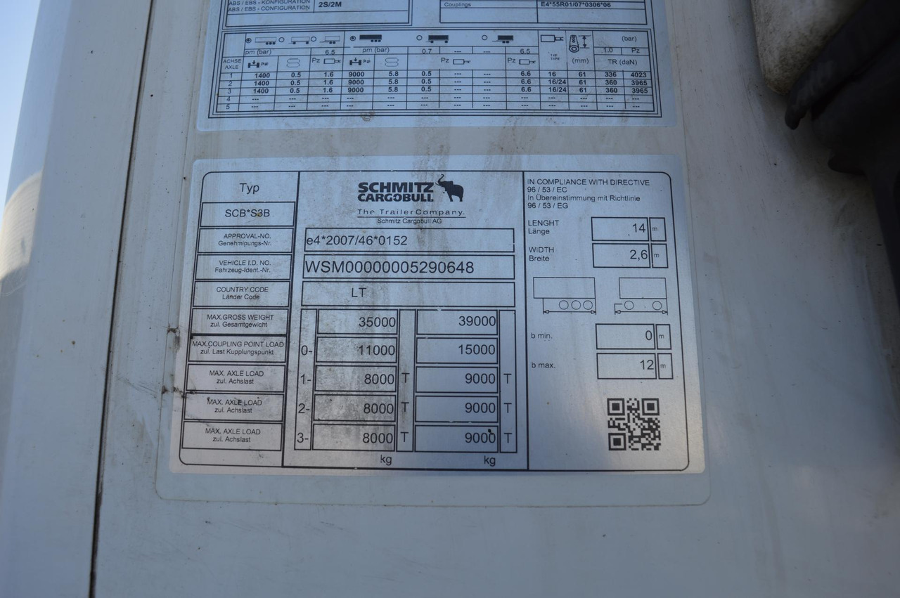 냉동 세미 트레일러 Schmitz Cargobull FP 45 Carrier Vector 1550 : 사진 15