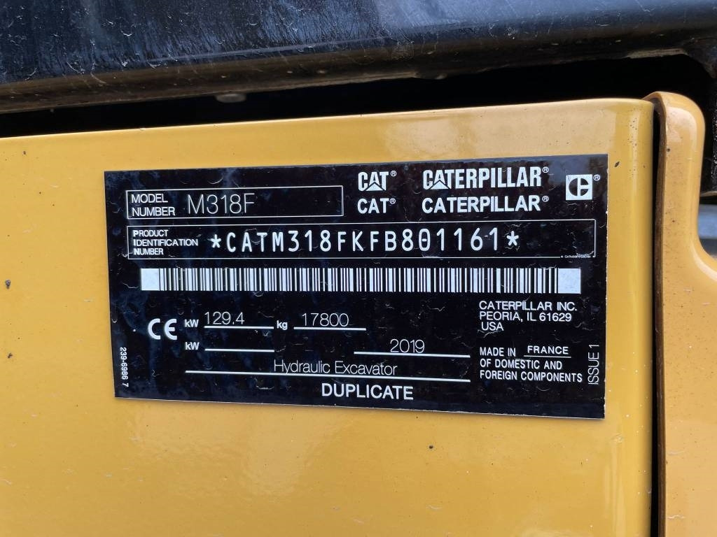 리스 CAT M 318 F  CAT M 318 F : 사진 8