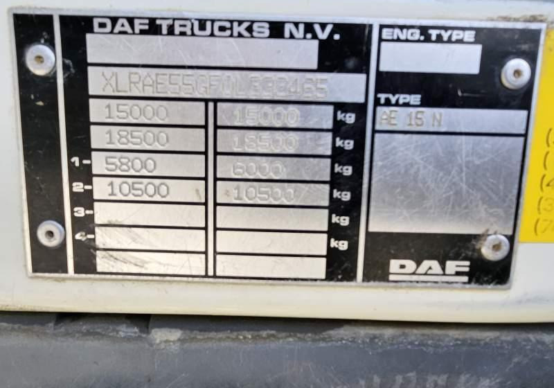 덤프트럭 DAF LF 55.220 / SPROWADZONY Z FRANCJI / 119 000 KM : 사진 11