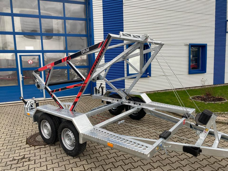 트레일러 Vermietung / Kabelanhänger 3500KG / Nutzlast 2766KG / Kabeltrommel-Anhänger / Glasfaser/ 1 Woche : 사진 11