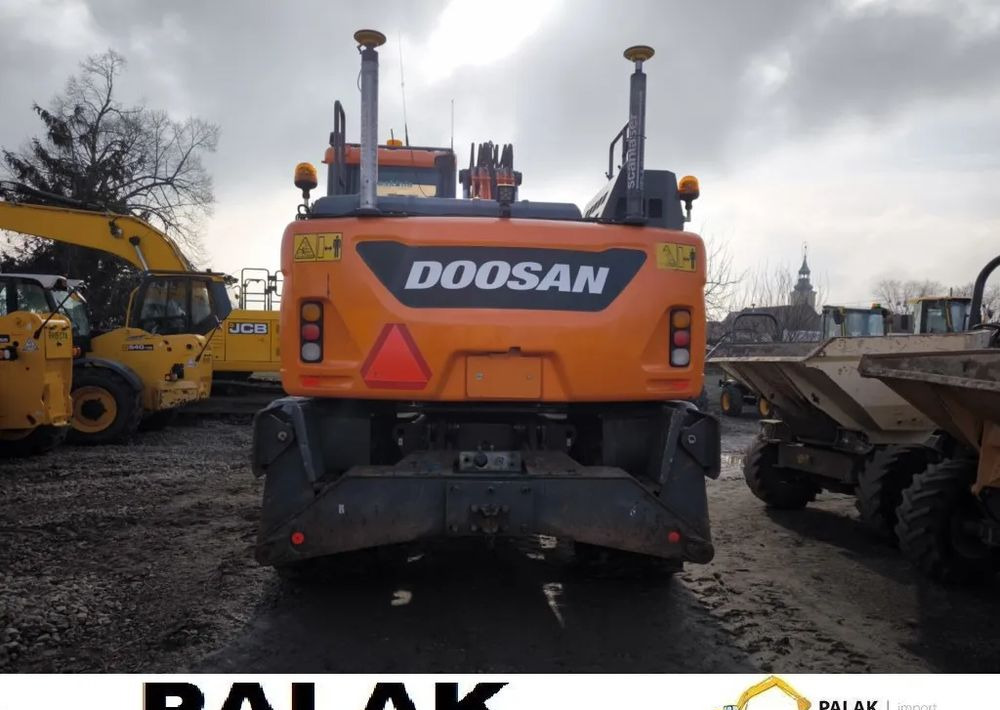 휠 굴삭기 Doosan Koparka kołowa  DOOSAN DX160 W-5  +ROTATOR + GPS  , 2018 rok : 사진 6