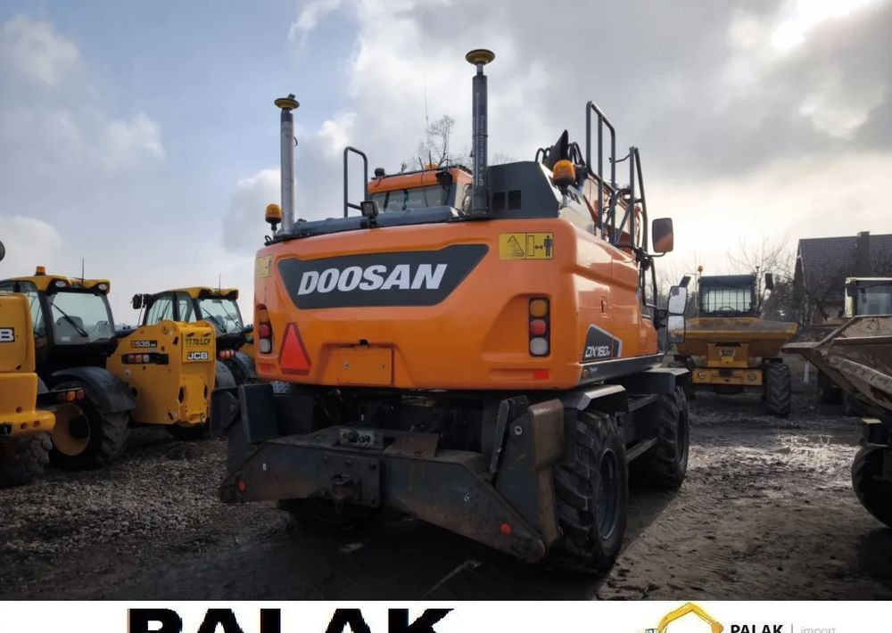 휠 굴삭기 Doosan Koparka kołowa  DOOSAN DX160 W-5  +ROTATOR + GPS  , 2018 rok : 사진 7