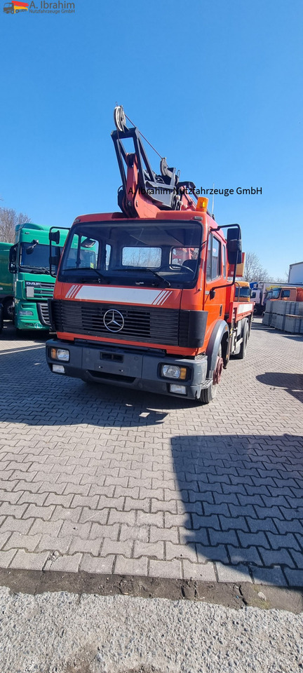 크레인 트럭, 드롭사이드/ 플랫베드 트럭 Mercedes-Benz 1722 Dachdeckerkran Cormach 30000  TECH, : 사진 10