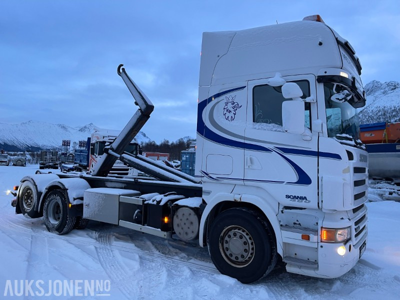 후크 리프트 트럭 2007 Scania R-serie 6X2 Krokløft Eu godkjent til 28.08.2025 : 사진 9