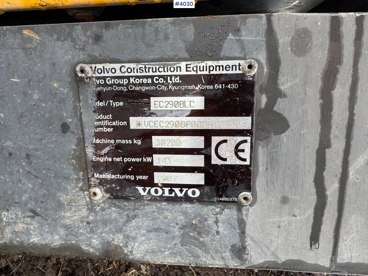 굴착기 2007 Volvo EC290BLC : 사진 46