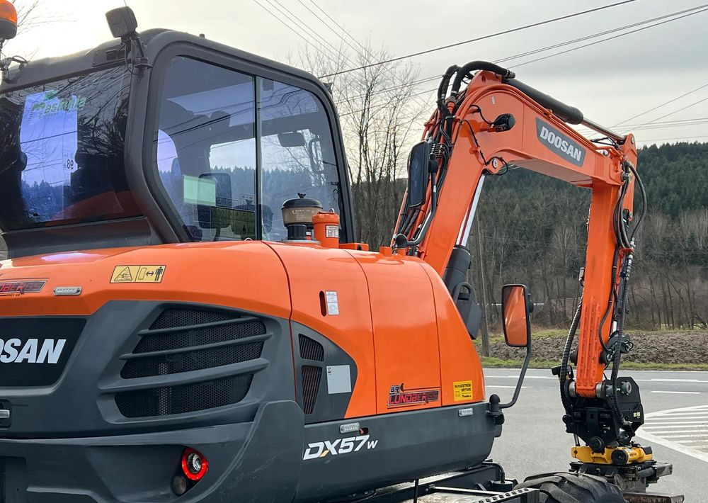 휠 굴삭기 Doosan DOOSAN DX57W *ROTOTILT* 2200 Motogodzin JAK NOWA KOPARKA KOŁOWA STAN PERFEKCYJNY SPROWADZONA : 사진 10