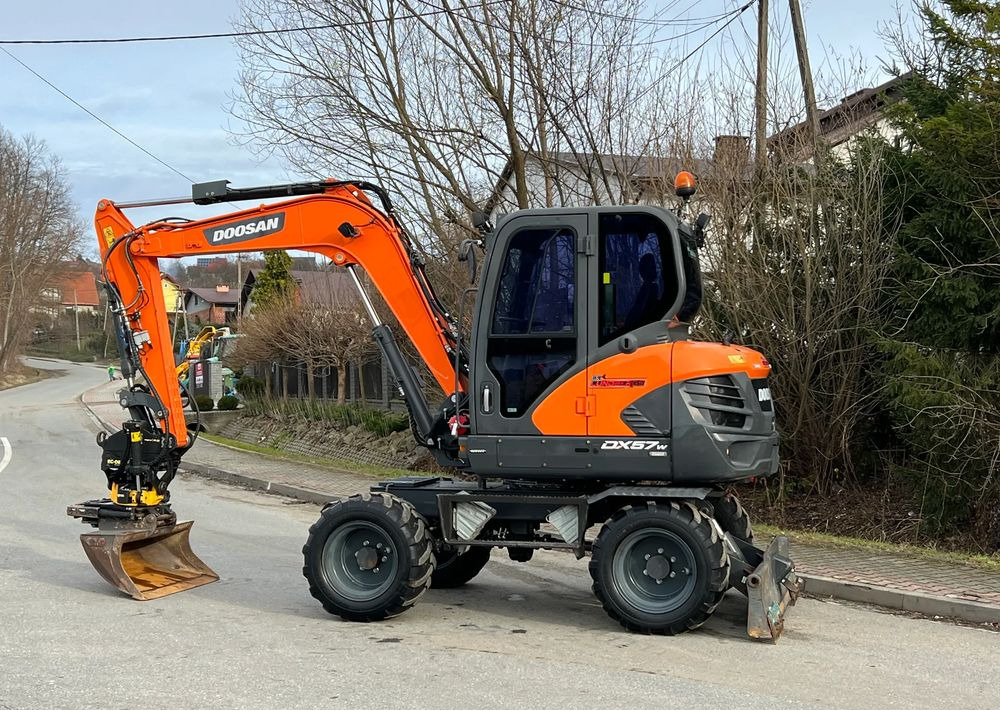 휠 굴삭기 Doosan DOOSAN DX57W *ROTOTILT* 2200 Motogodzin JAK NOWA KOPARKA KOŁOWA STAN PERFEKCYJNY SPROWADZONA : 사진 20