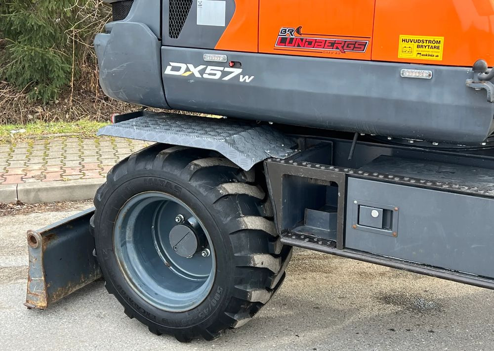 휠 굴삭기 Doosan DOOSAN DX57W *ROTOTILT* 2200 Motogodzin JAK NOWA KOPARKA KOŁOWA STAN PERFEKCYJNY SPROWADZONA : 사진 8