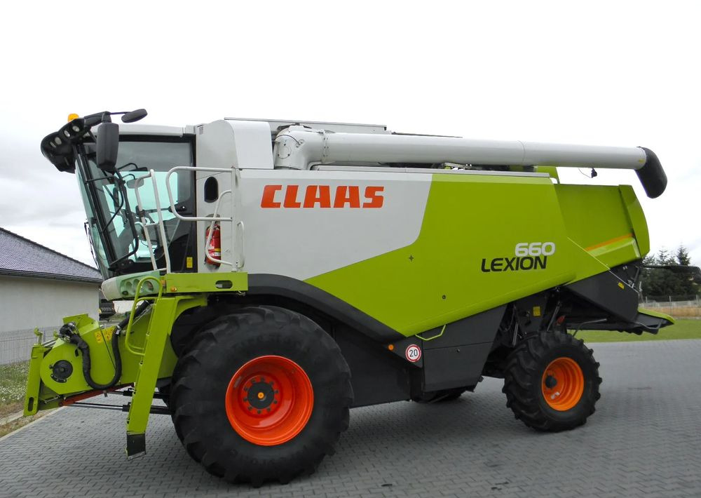 목초수확기 Claas Lexion 660 2011 Rok, heder 7,5 m Vario, Nie Malowany, Stan Bardzo Dobry : 사진 12