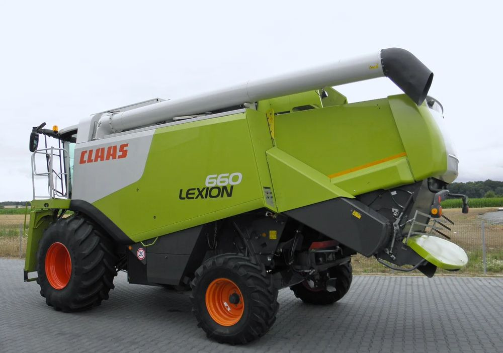 목초수확기 Claas Lexion 660 2011 Rok, heder 7,5 m Vario, Nie Malowany, Stan Bardzo Dobry : 사진 7