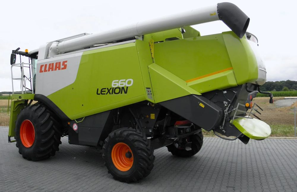 목초수확기 Claas Lexion 660 2011 Rok, heder 7,5 m Vario, Nie Malowany, Stan Bardzo Dobry : 사진 9