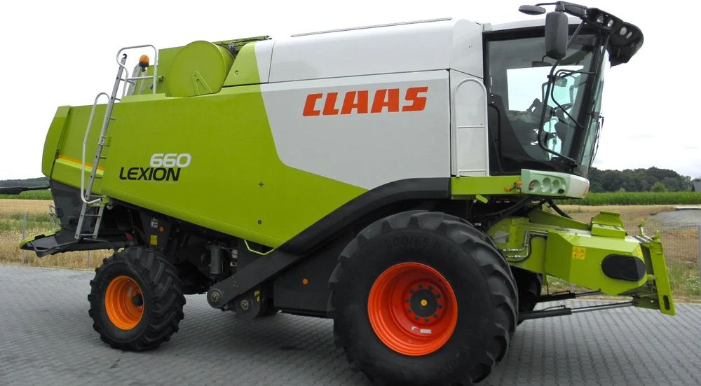 목초수확기 Claas Lexion 660 2011 Rok, heder 7,5 m Vario, Nie Malowany, Stan Bardzo Dobry : 사진 6