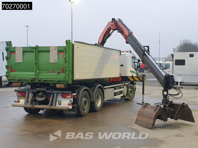 리스 Scania P320 6X2 Crane Palfinger PK15.500 Hook Lift+Steering Axle Euro 5 Scania P320 6X2 Crane Palfinger PK15.500 Hook Lift+Steering Axle Euro 5 : 사진 10