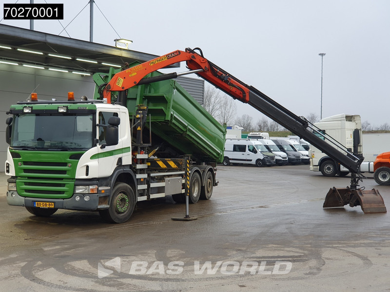 리스 Scania P320 6X2 Crane Palfinger PK15.500 Hook Lift+Steering Axle Euro 5 Scania P320 6X2 Crane Palfinger PK15.500 Hook Lift+Steering Axle Euro 5 : 사진 9