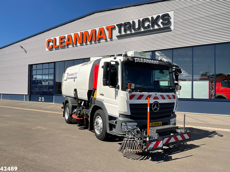 거리 청소 차량 Mercedes-Benz Atego 1524 LKO Bucher Cityfant 6000 Hydrostaat : 사진 6